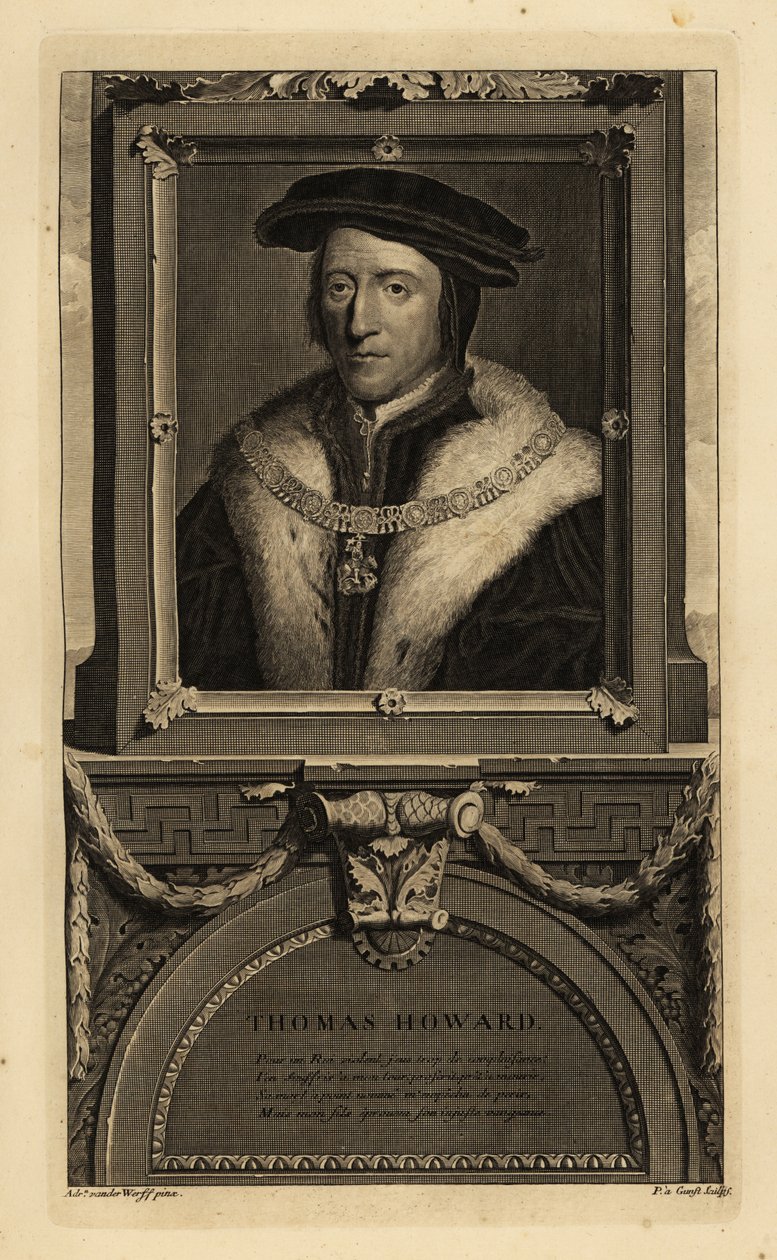 Thomas Howard, 3. Herzog von Norfolk (1473-1554) von Hans (after) Holbein the Younger