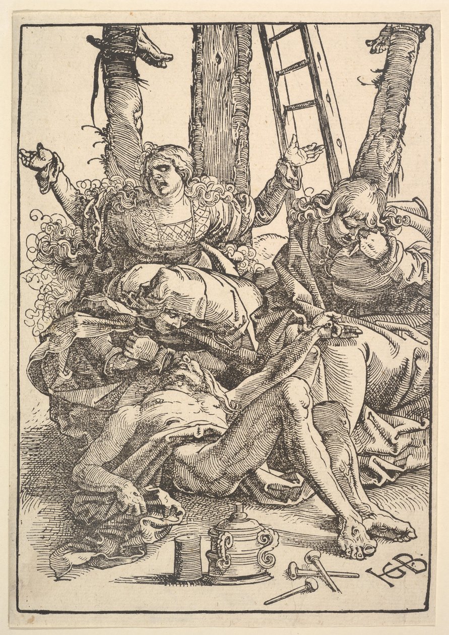 Die Beweinung Christi von Hans Baldung