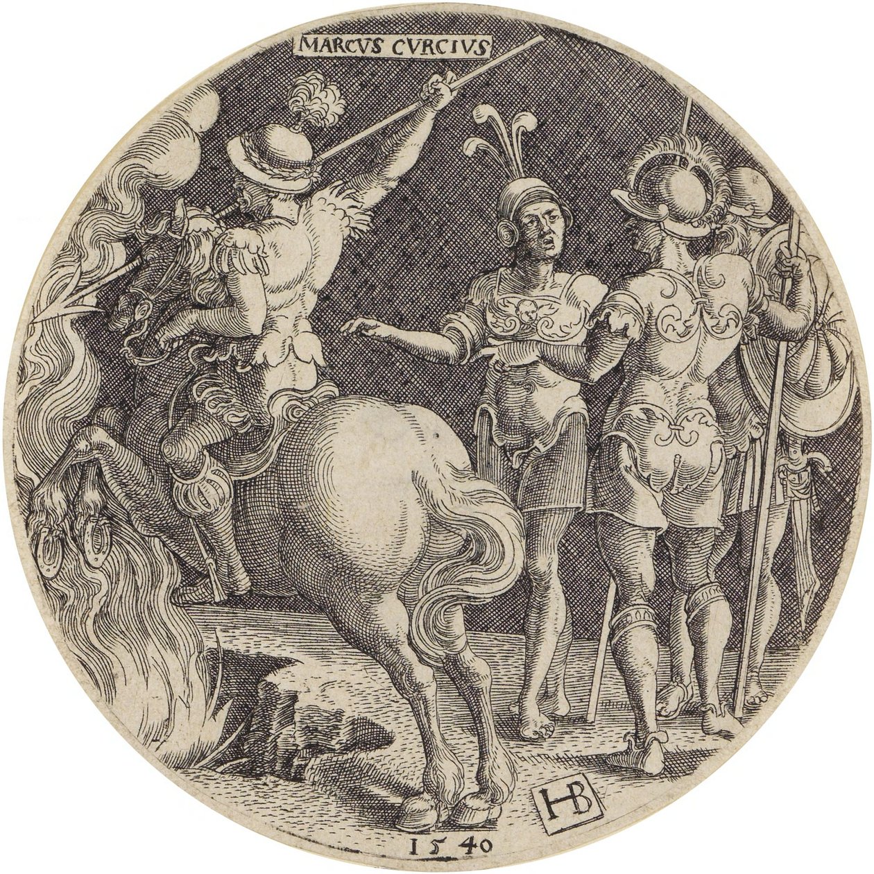 Marcus Curtius von Hans Brosamer