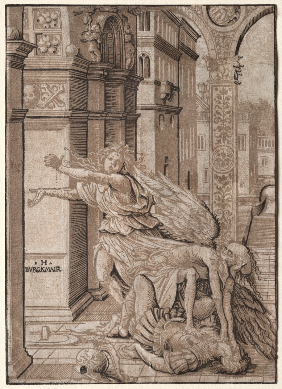 Die Liebenden vom Tod überrascht, 1510 von Hans Burgkmair