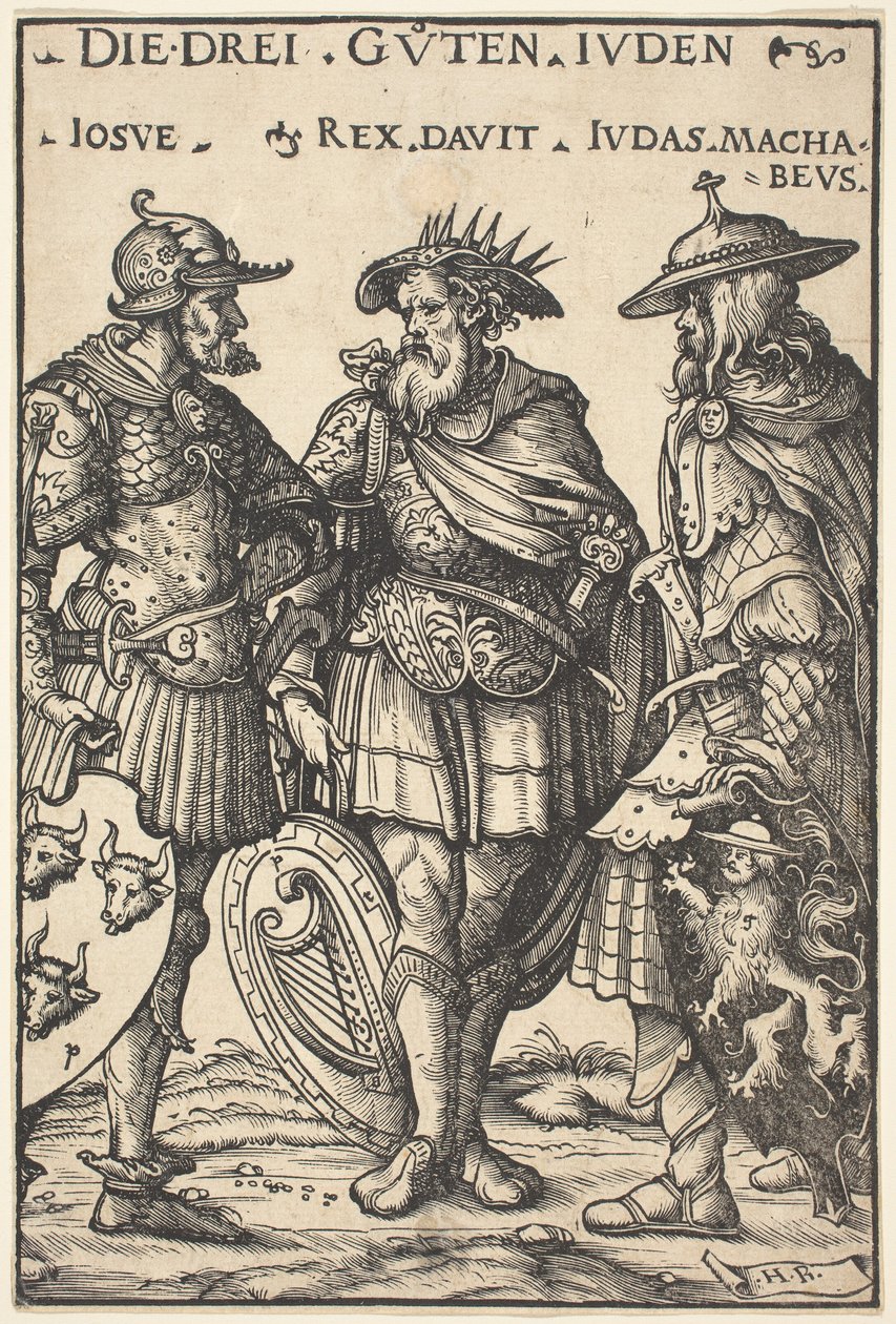 Josua, David und Judas Makkabäus von Hans Burgkmair I