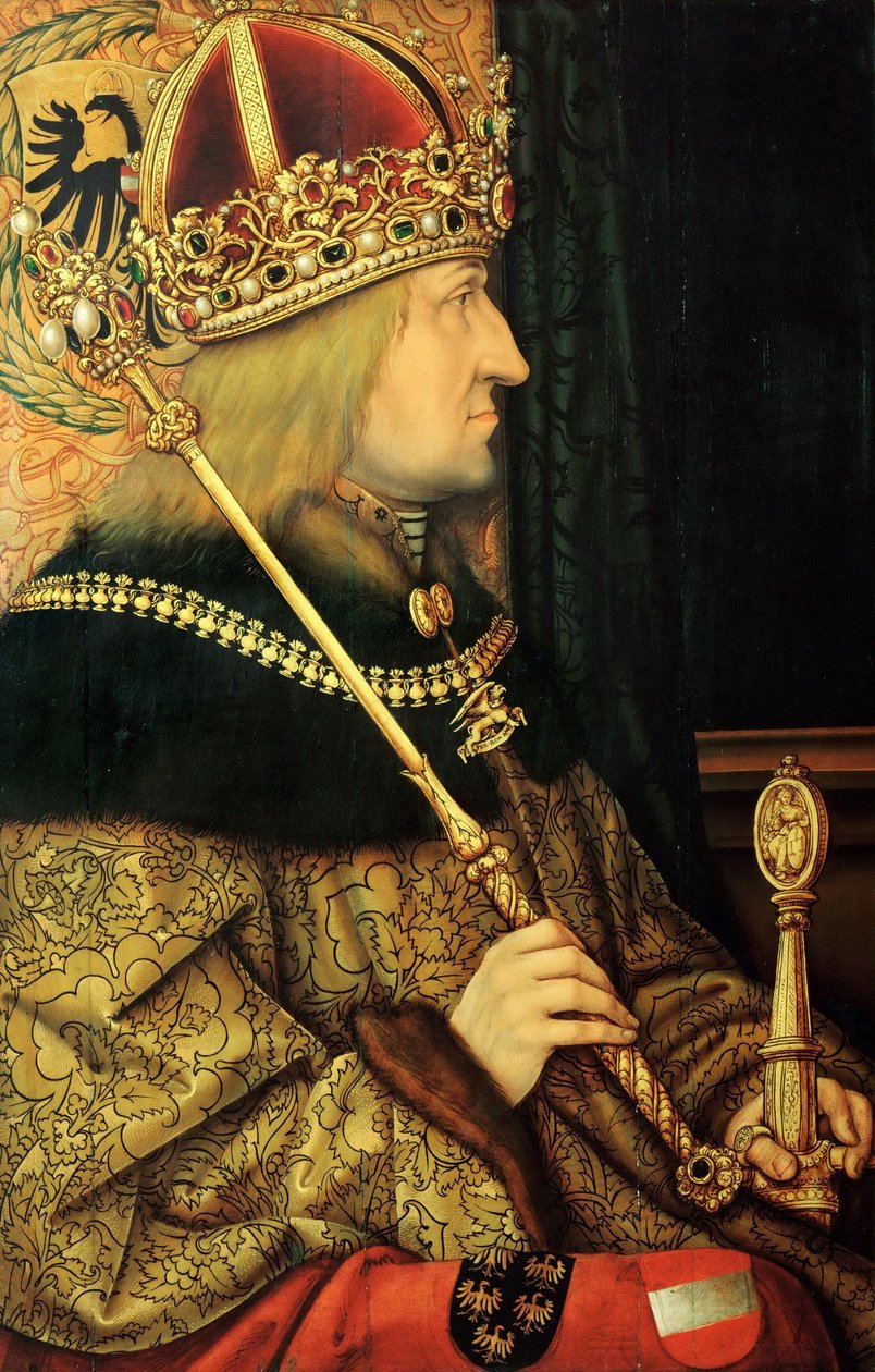 Porträt von Friedrich III., 1415-1493, Heiliger Römischer Kaiser, Spätes 15. Jahrhundert von Hans Burgkmair the Elder