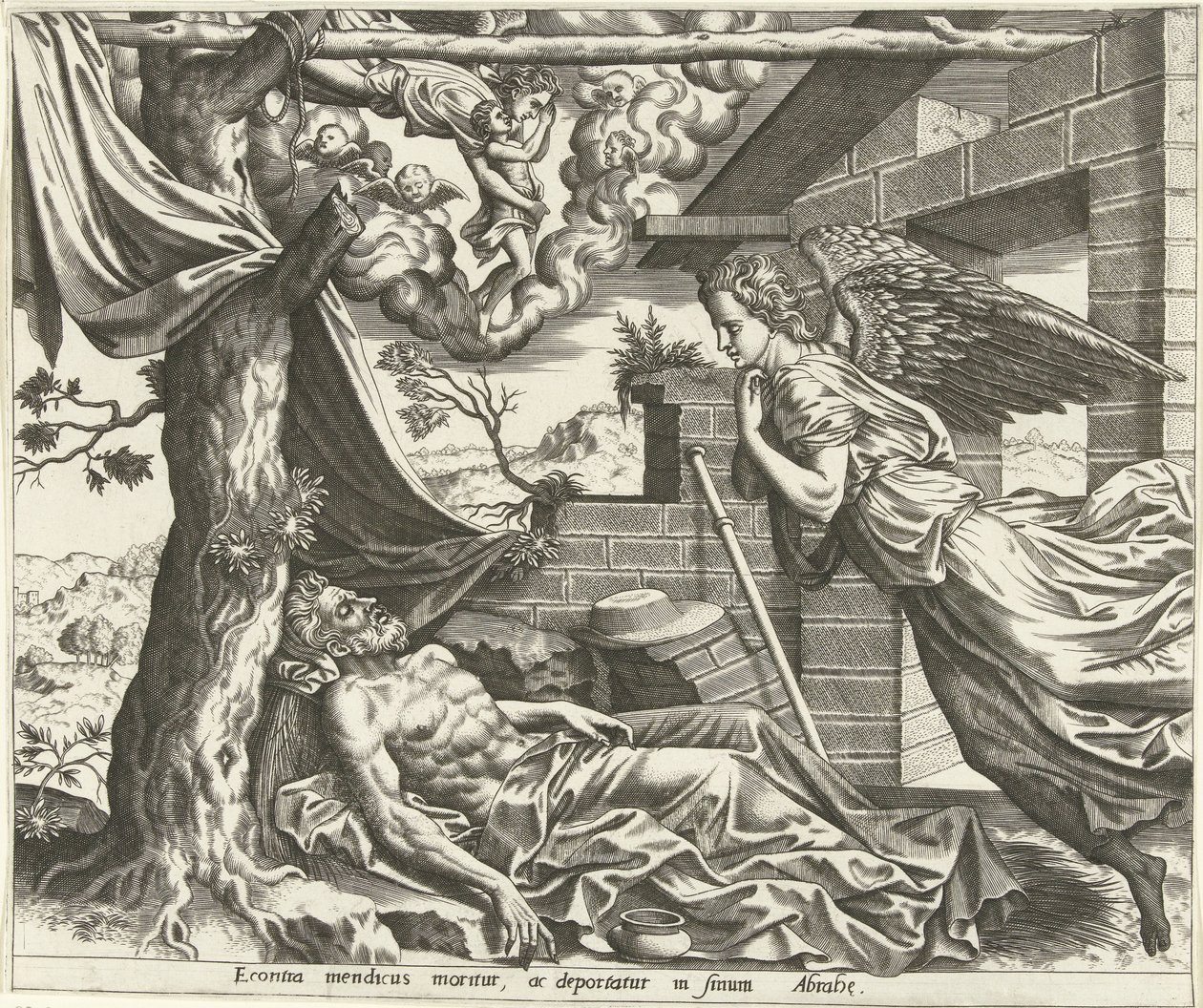 Der Tod des Lazarus von Hans Collaert (I) (possibly)
