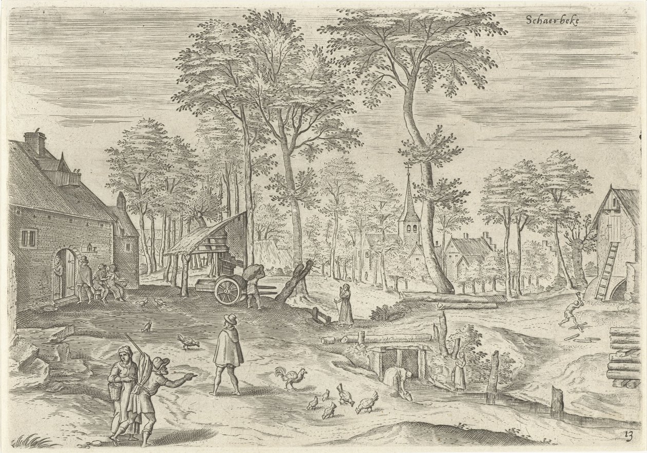 Ansicht von Schaarbeek von Hans Collaert (I)