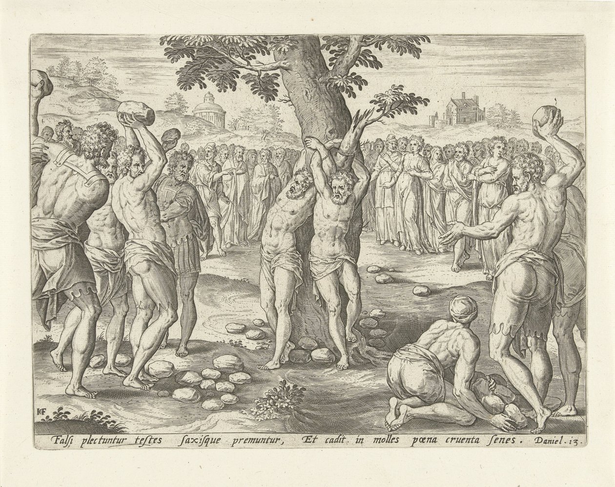 Steinigung der Ältesten von Hans Collaert (I)