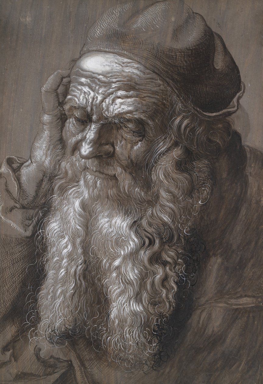 Ein alter Mann im Alter von 93: St. Hieronymus von Hans Hoffmann