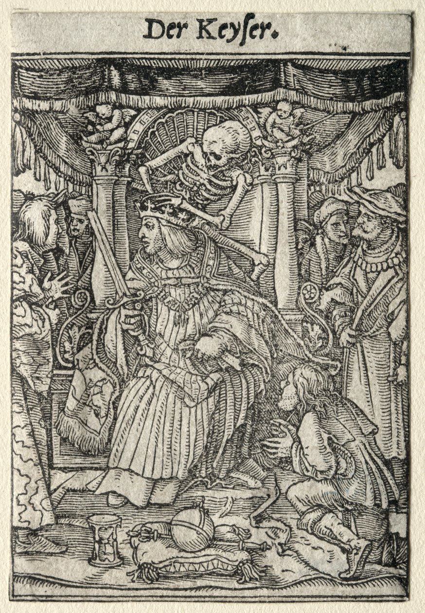 Totentanz: Der Kaiser von Hans Holbein