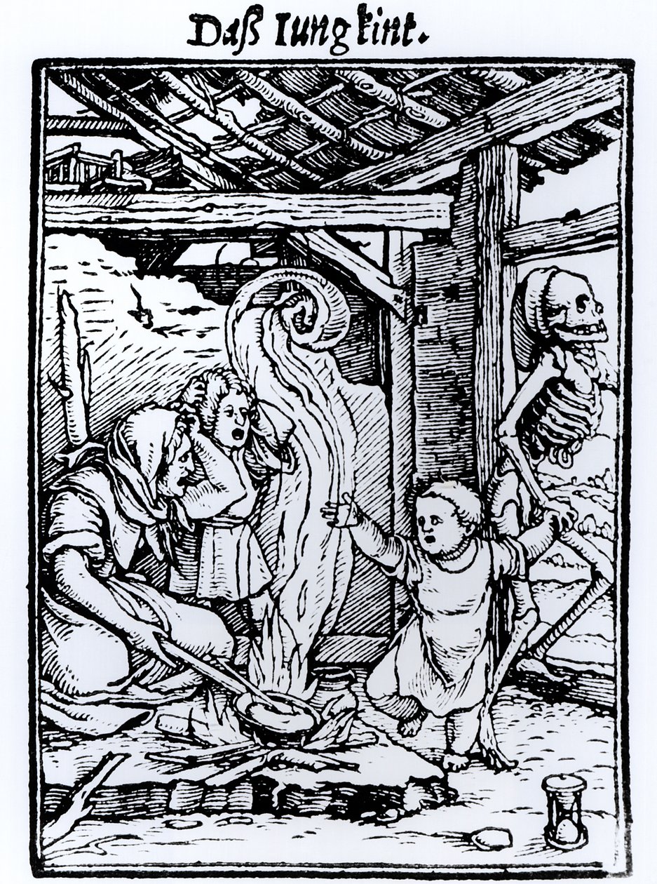 Der Tod holt ein Kind, aus der Serie 