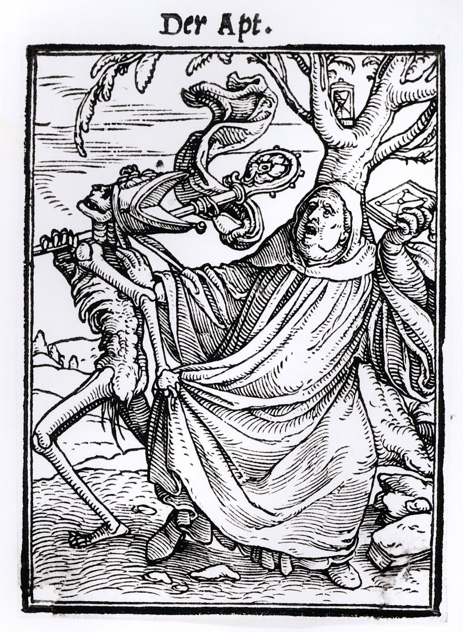Der Tod und der Abt, aus 