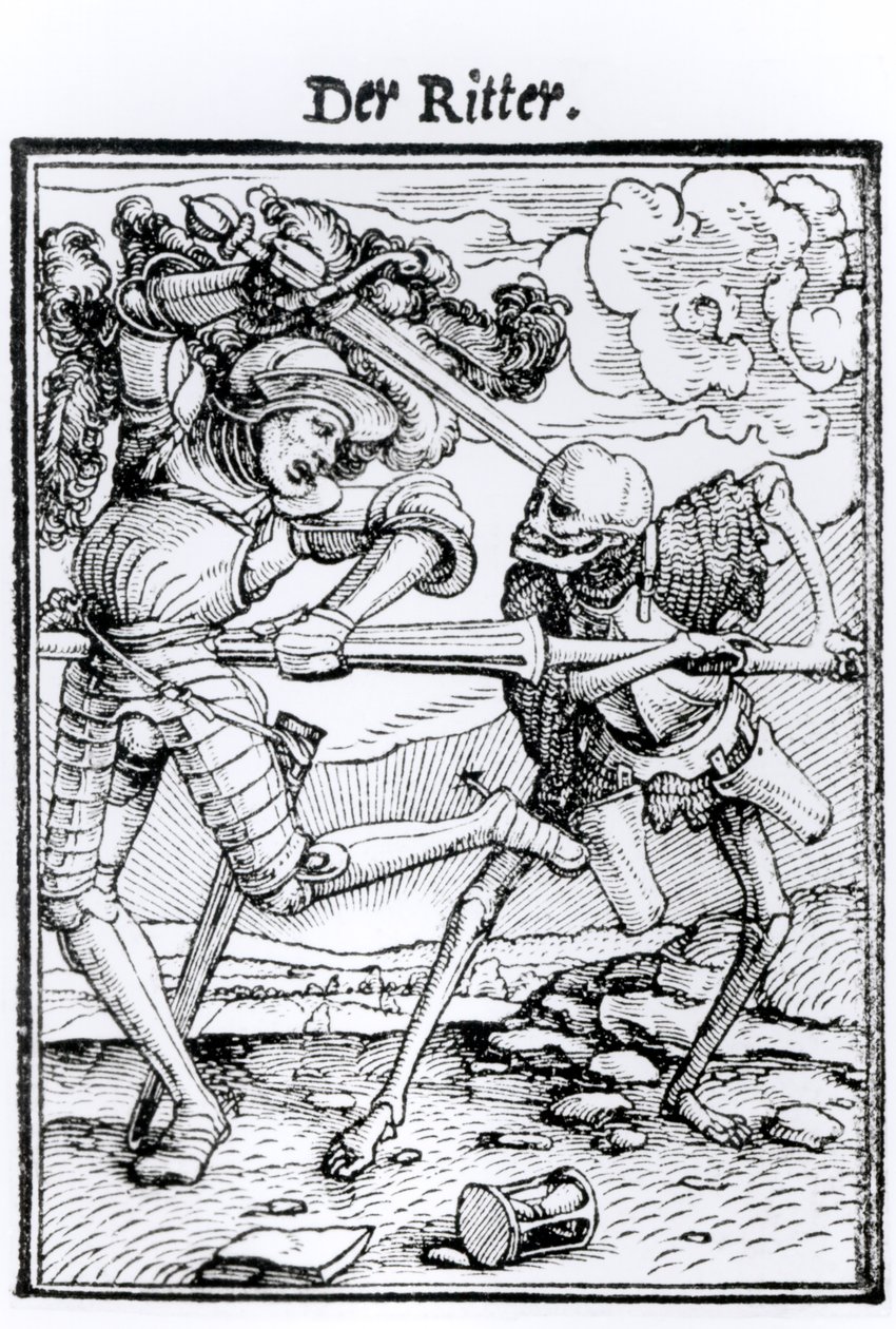 Der Tod und der Ritter, aus 