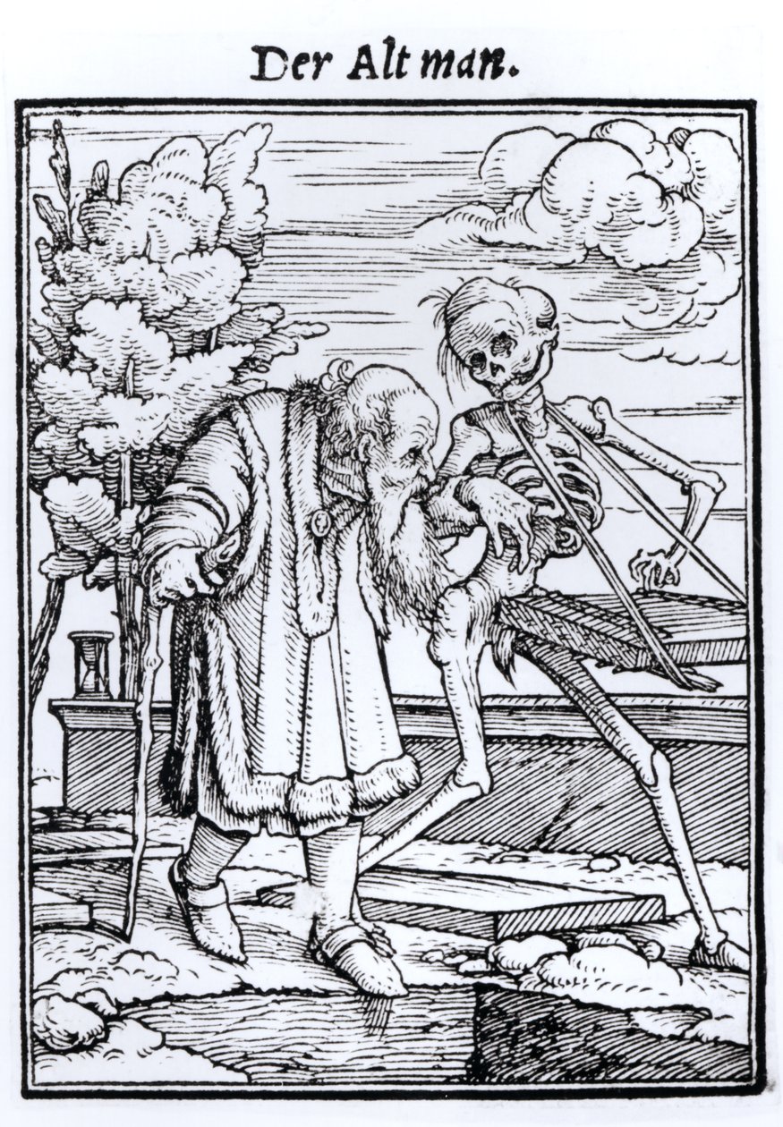 Der Tod und der alte Mann, aus 