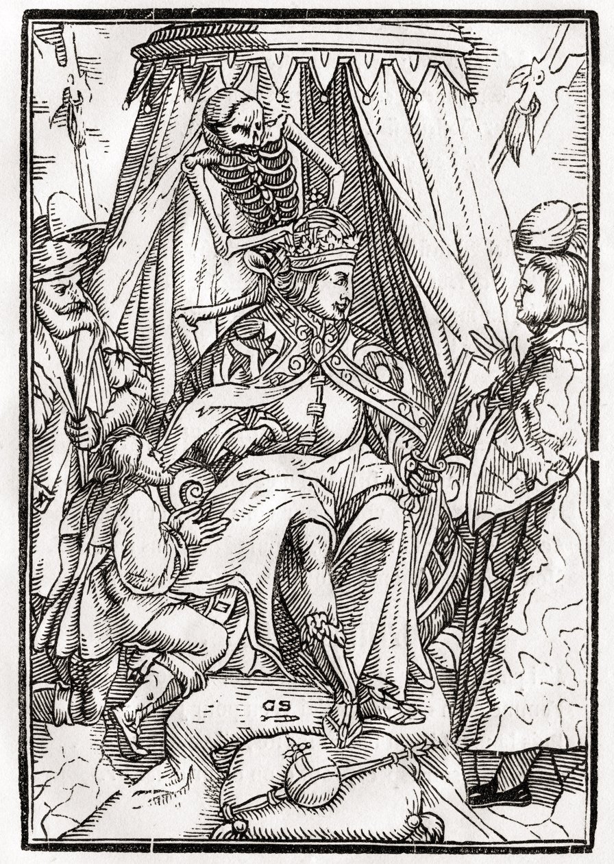 Der Tod kommt für den Kaiser, graviert von Georg Scharffenberg, aus 