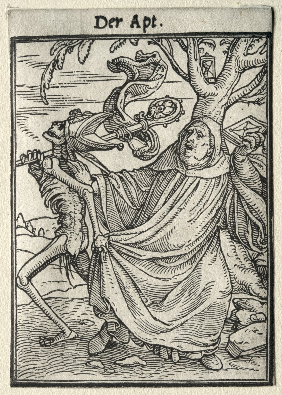 Totentanz: Der Abt von Hans Holbein the Younger