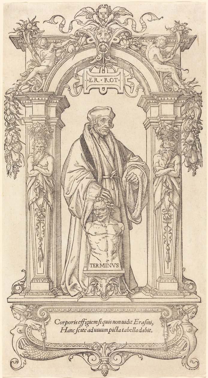 Erasmus von Rotterdam von Hans Holbein der Jüngere