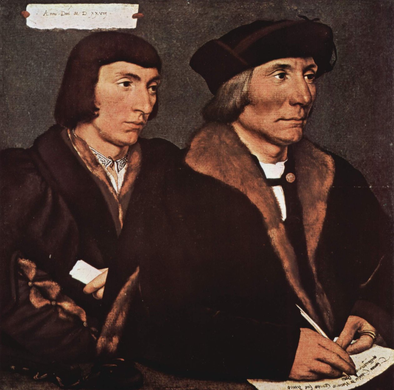 Thomas Godsalve und sein Sohn Sir John von Hans Holbein the Younger
