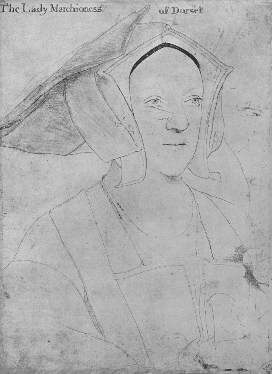 Margaret, Marchioness of Dorset, um 1532-1535, 1945 von Hans Holbein der Jüngere