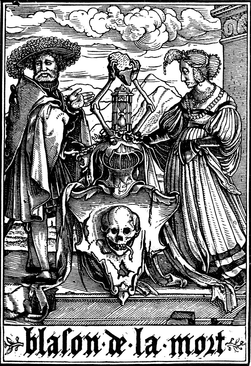 Die Waffen des Todes, 1538 von Hans Holbein der Jüngere