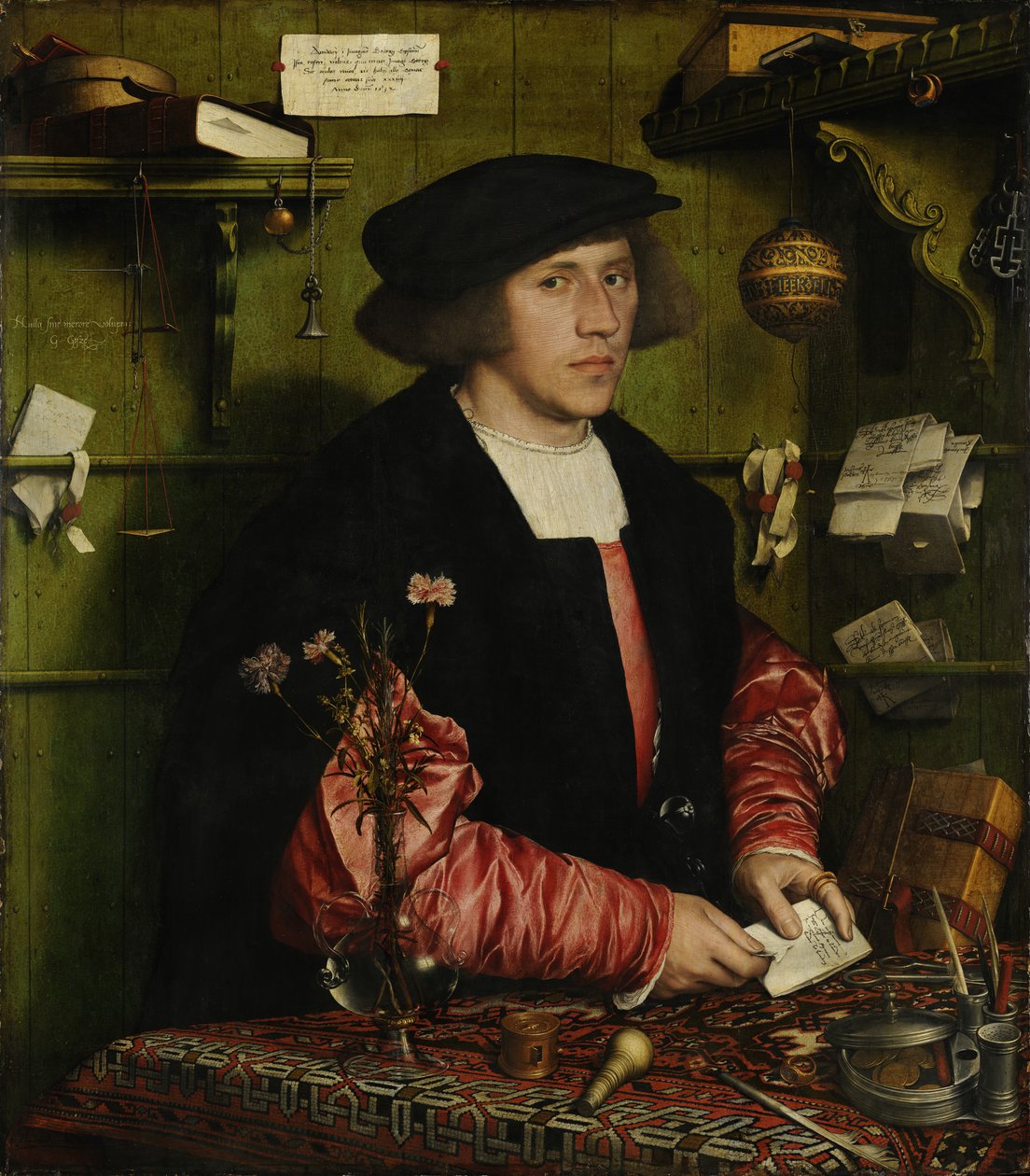 Der Kaufmann Georg Gisze von Hans Holbein the Younger