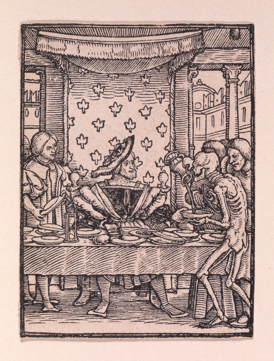 Der reiche Mann, aus „Der Totentanz“ von Hans Holbein the Younger