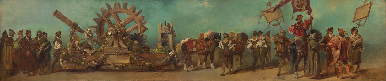 Entwurf zum Festzug 1879 - Die Maschinenbauer und Mechaniker von Hans Makart