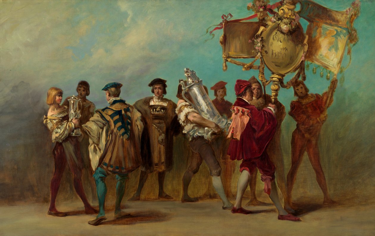 Entwurf zum Festzug 1879 - Graveure und Erzgießer von Hans Makart