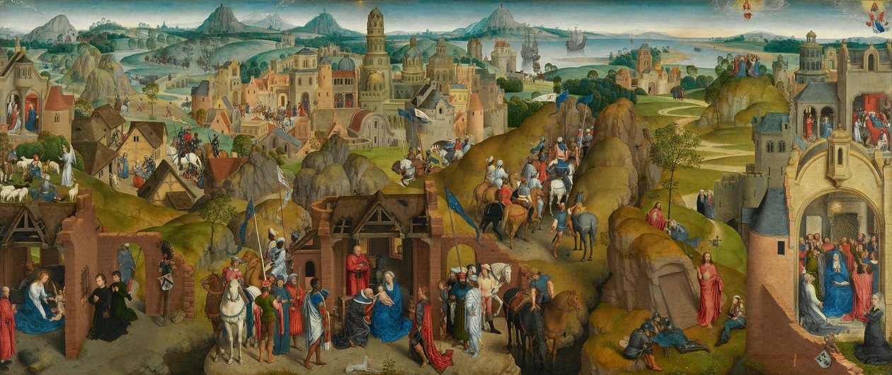 Die sieben Freuden Mariens von Hans Memling