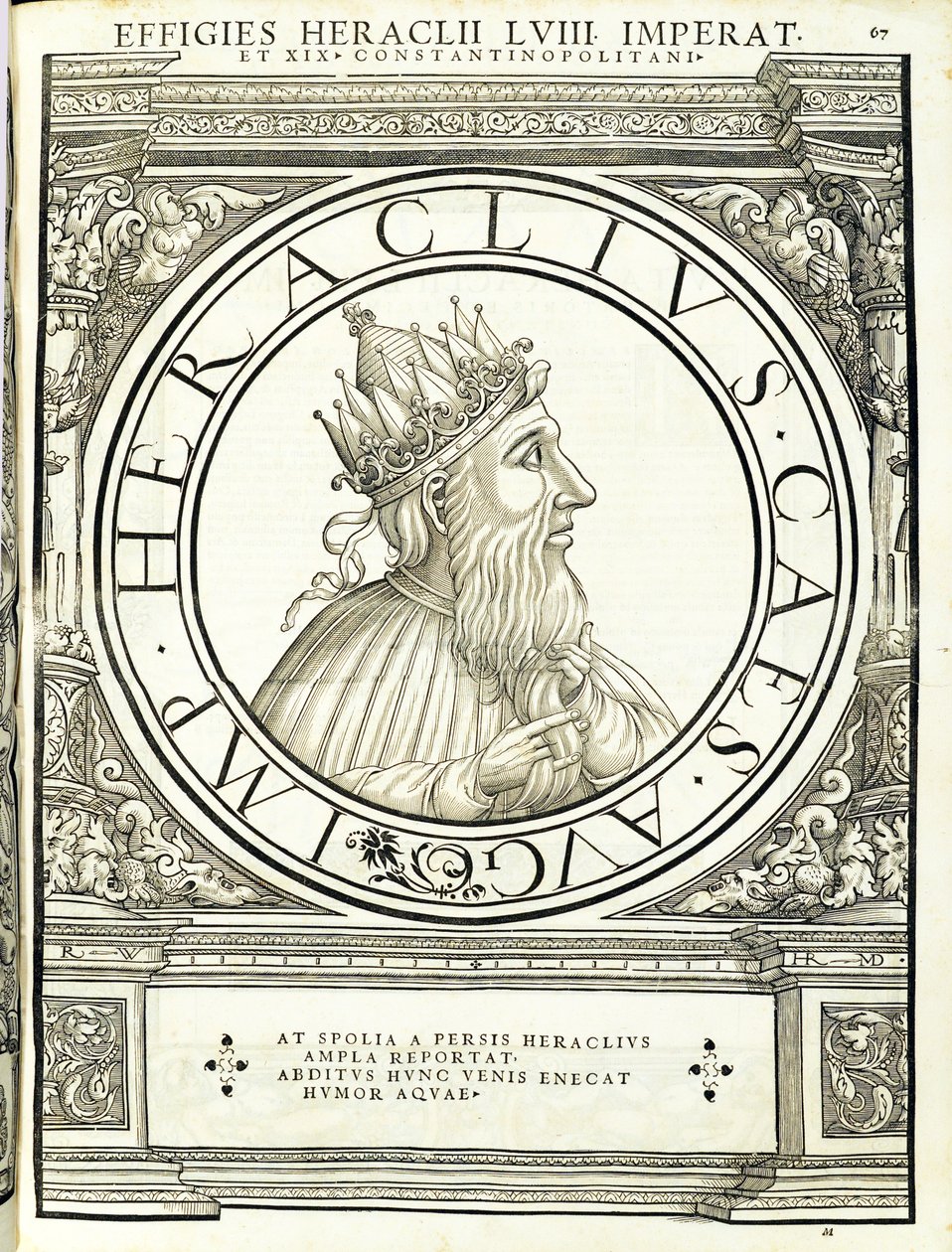 Heraclius, Illustration aus 