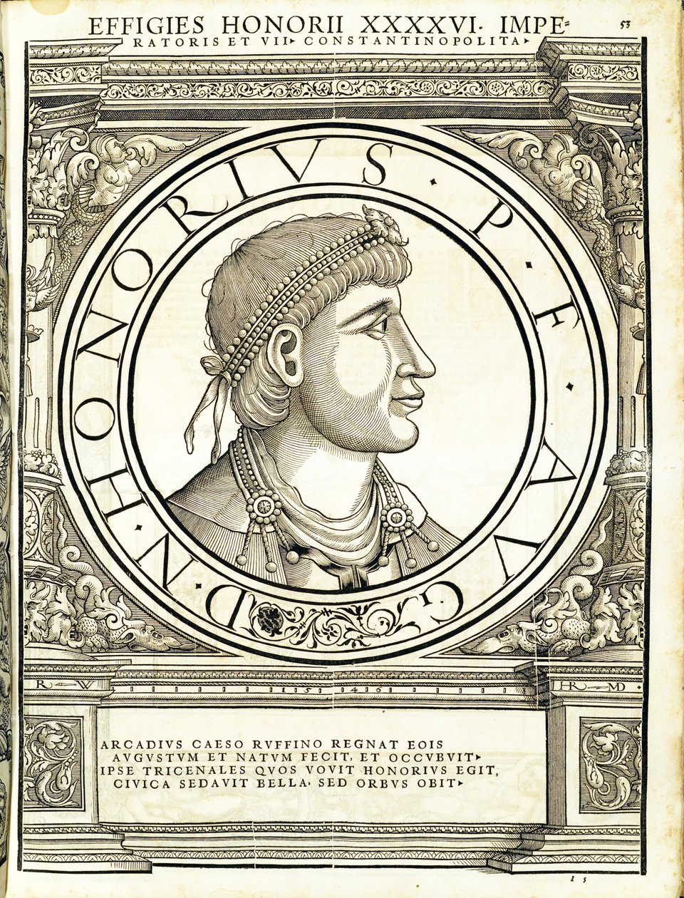 Honorius, Illustration aus 