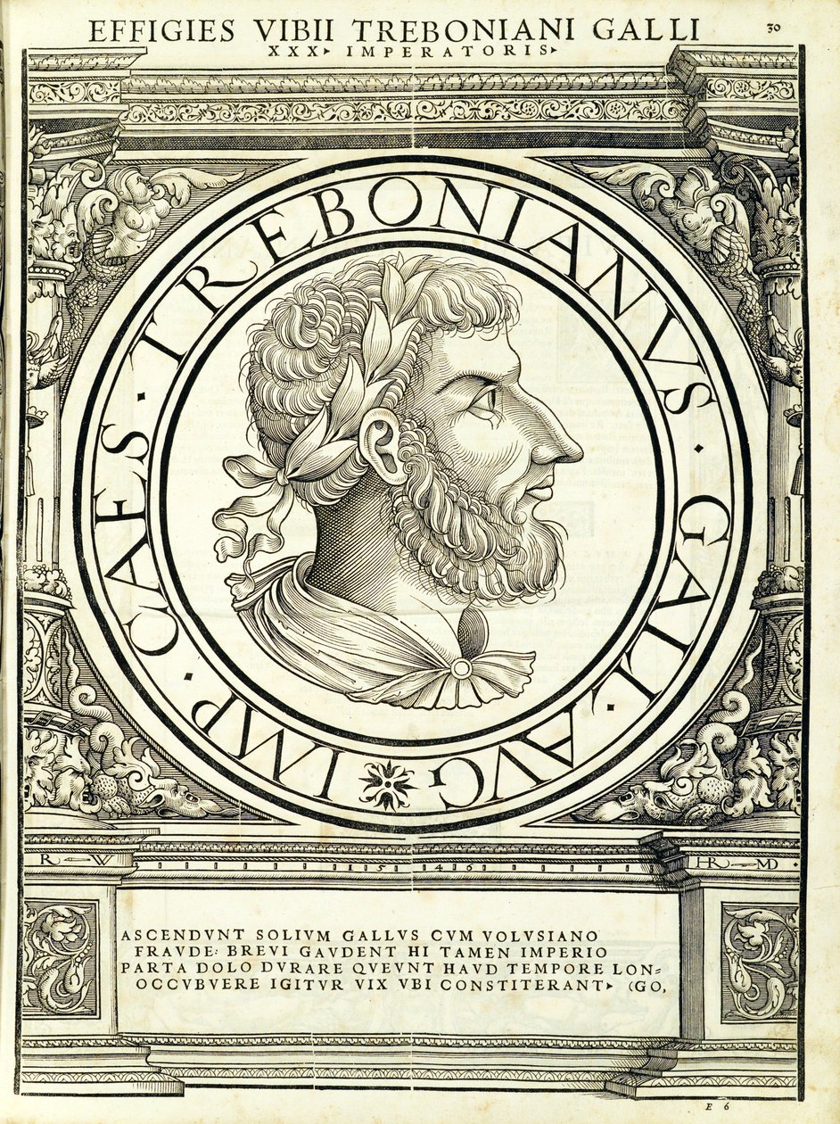 Trebonianus Gallus, Illustration aus 