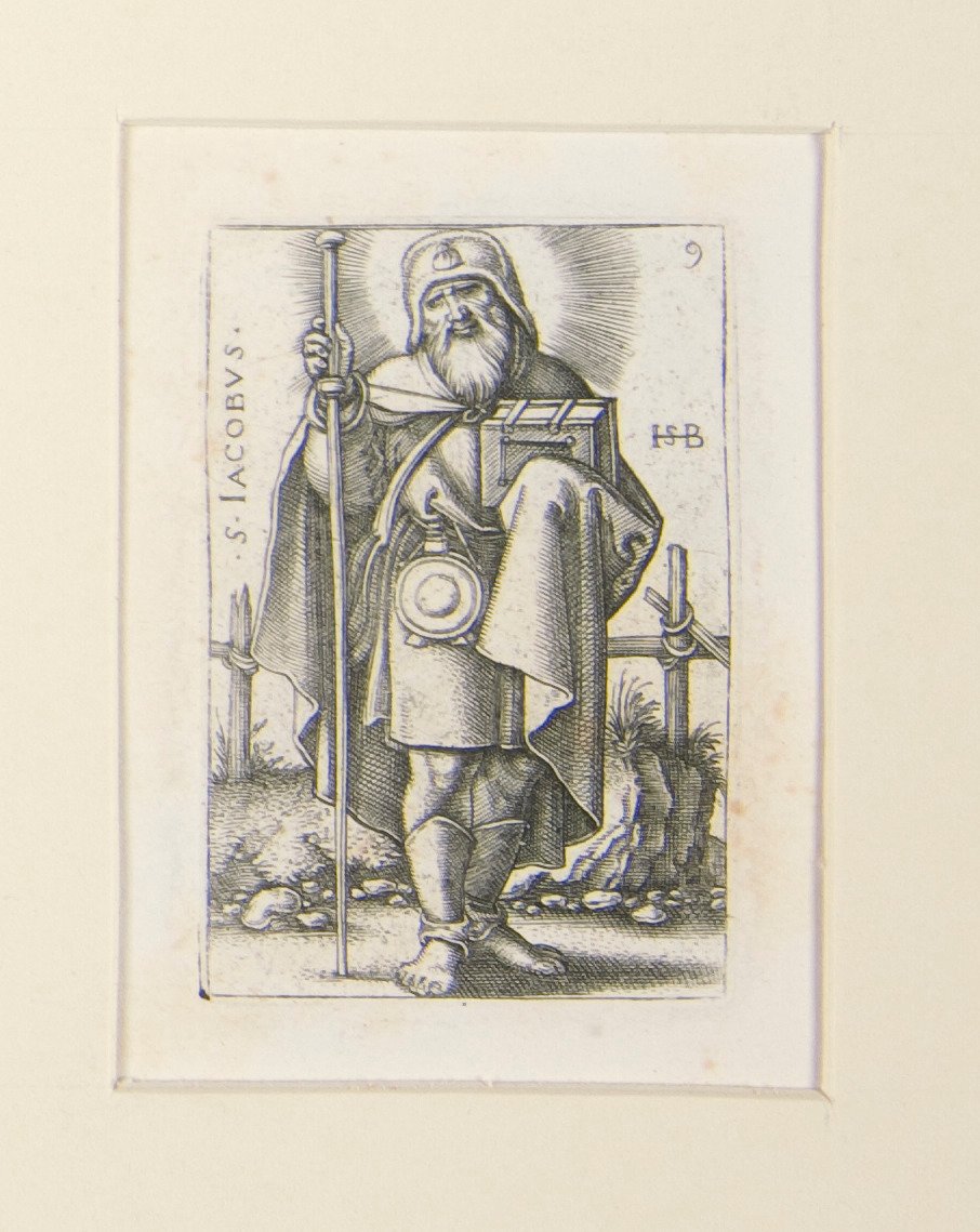 Eine Serie der zwölf Apostel mit Frontispiz von Hans Sebald Beham