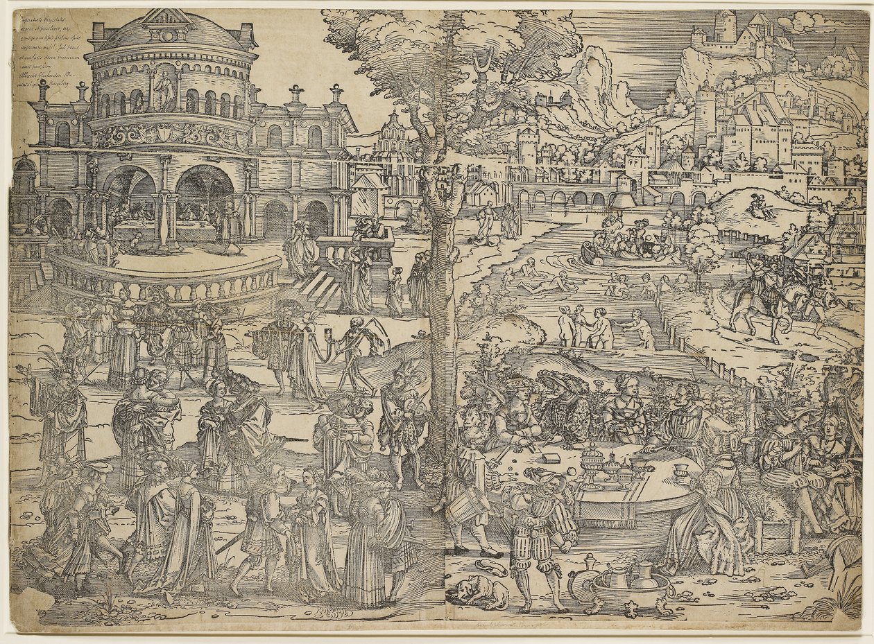 Das Fest des Herodes von Hans Sebald Beham