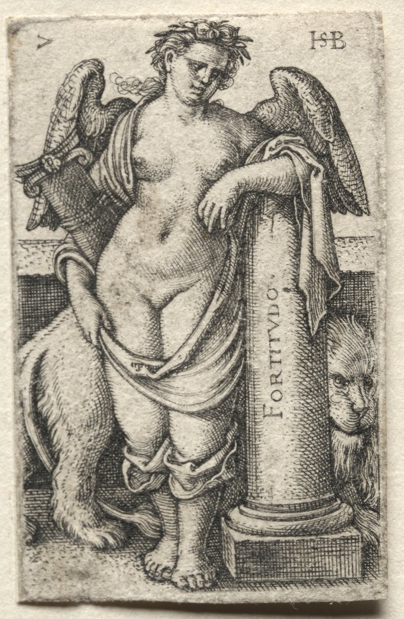 Die Erkenntnis Gottes und die sieben Kardinaltugenden: Tapferkeit - Fortitudo von Hans Sebald Beham