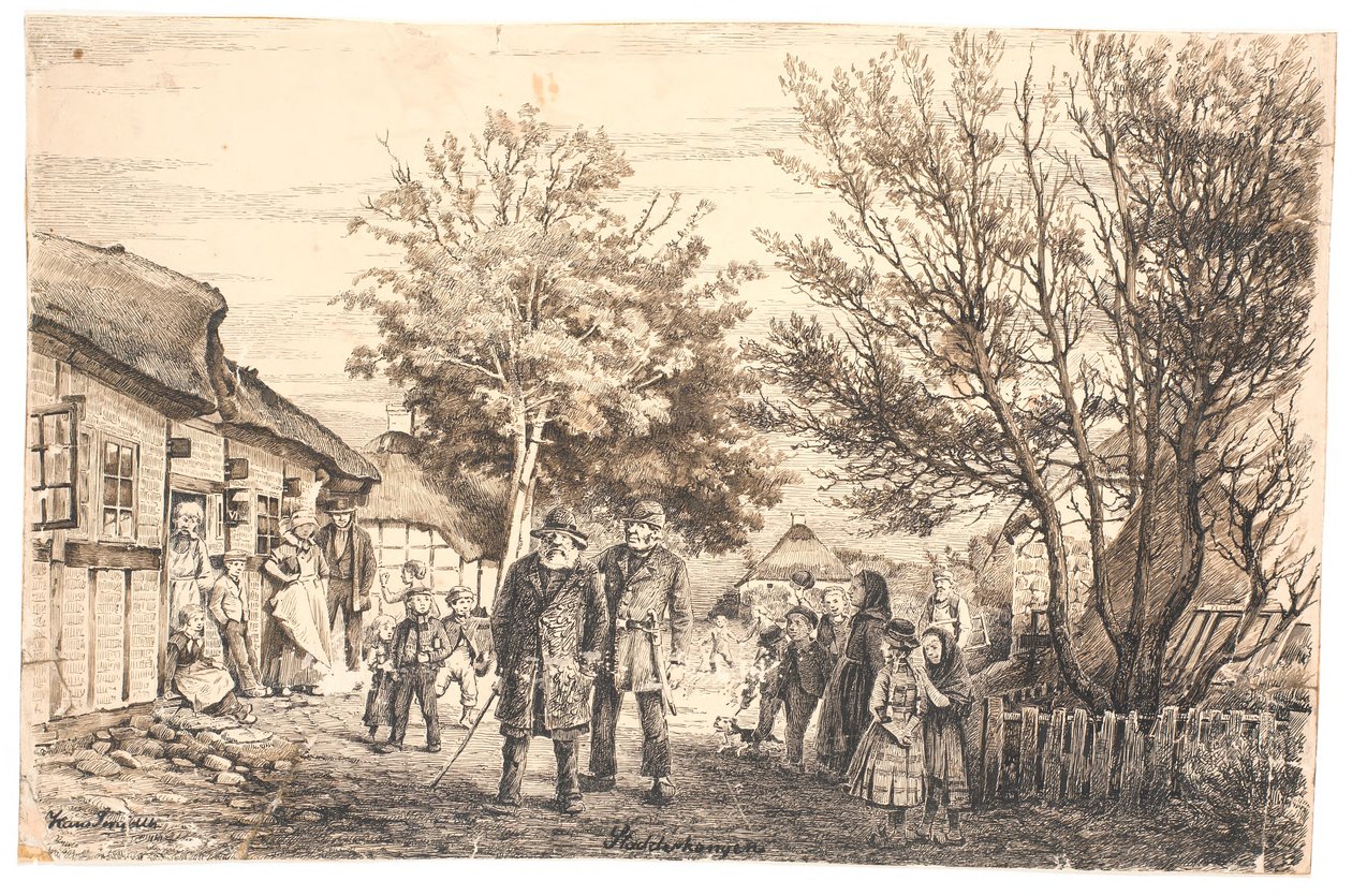Der Bettelkönig von Hans Smidth: hochwertiger Kunstdruck