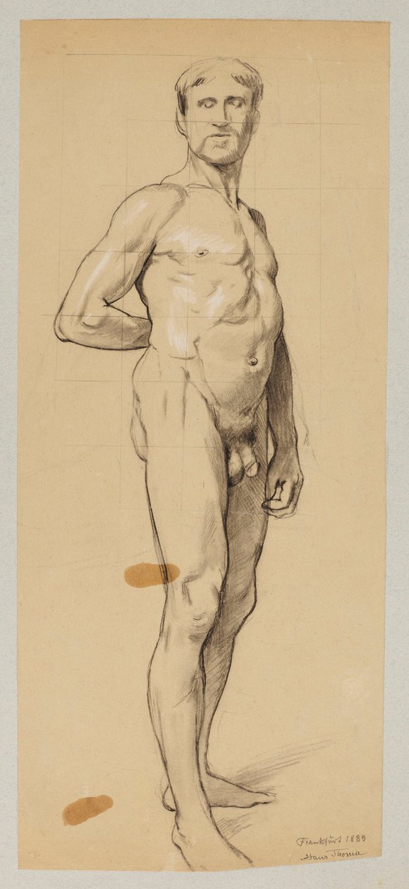 Männlicher Akt von Hans Thoma