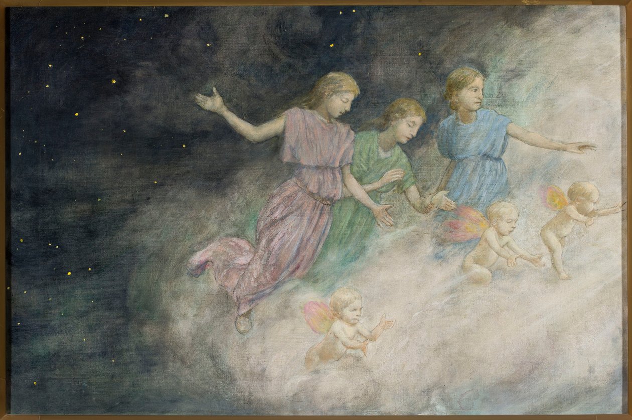 Engel - Verkündigung von Hans Thoma
