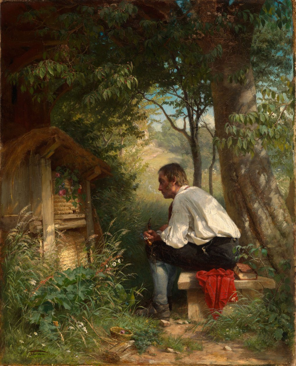 Der Bienenfreund von Hans Thoma