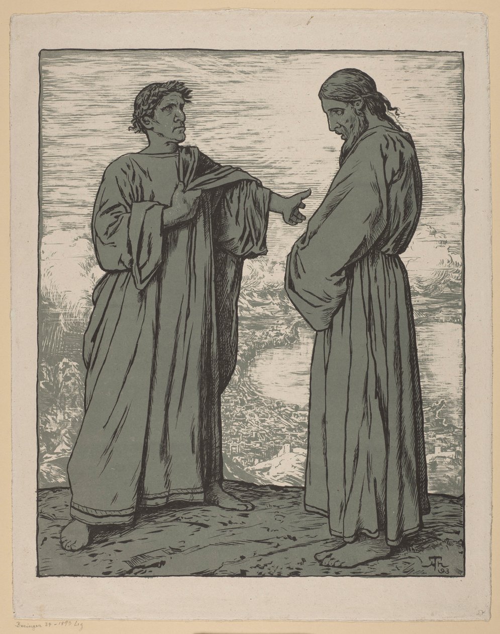 Die Versuchung Christi von Hans Thoma