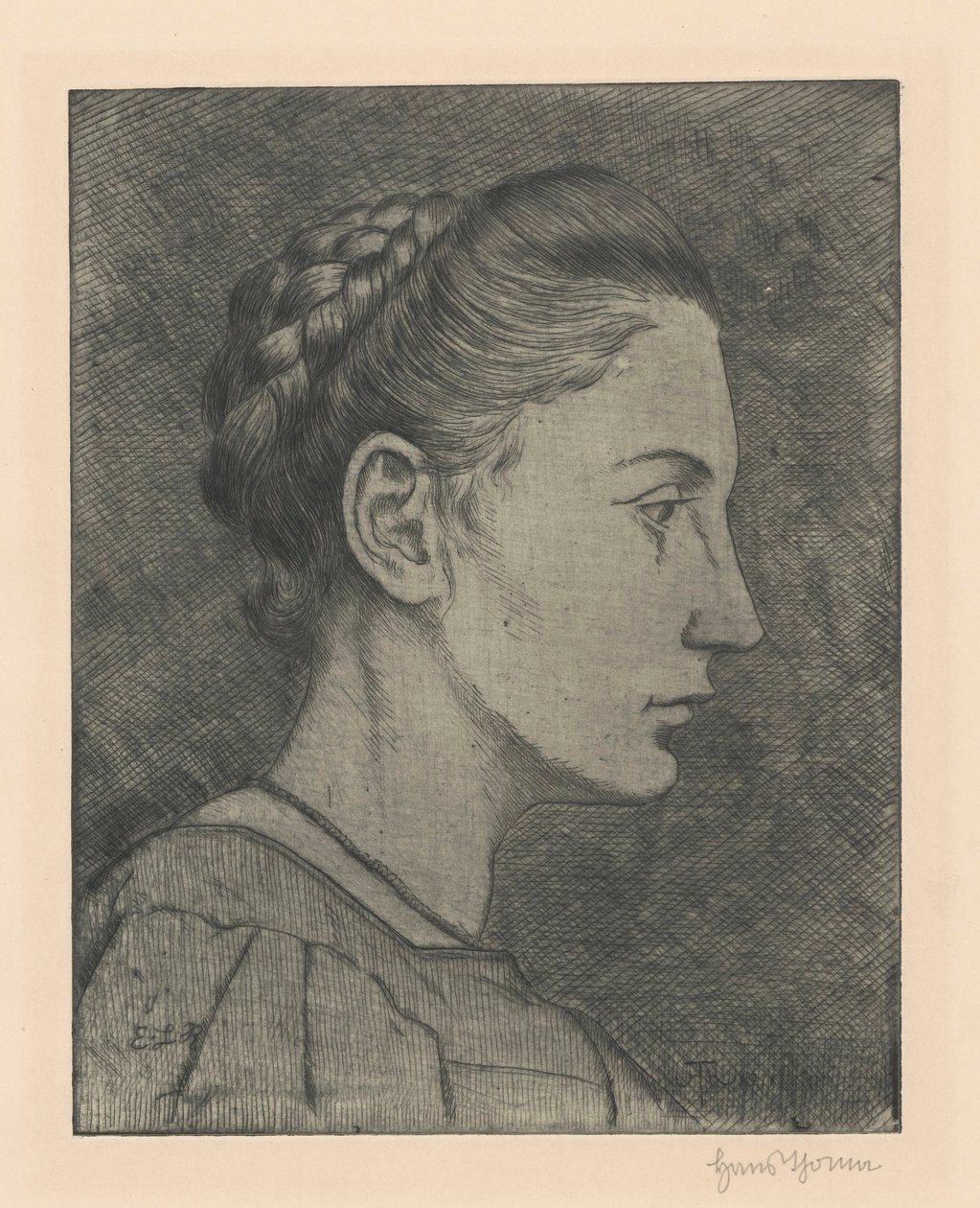 Porträt Bettina von Arnim von Hans Thoma