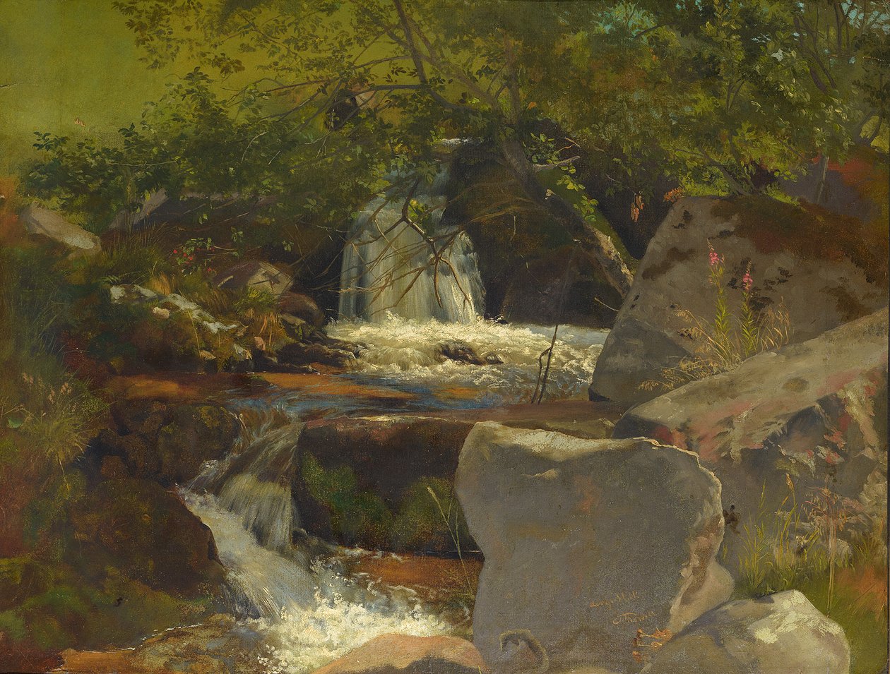 Schwarzwaldbach von Hans Thoma