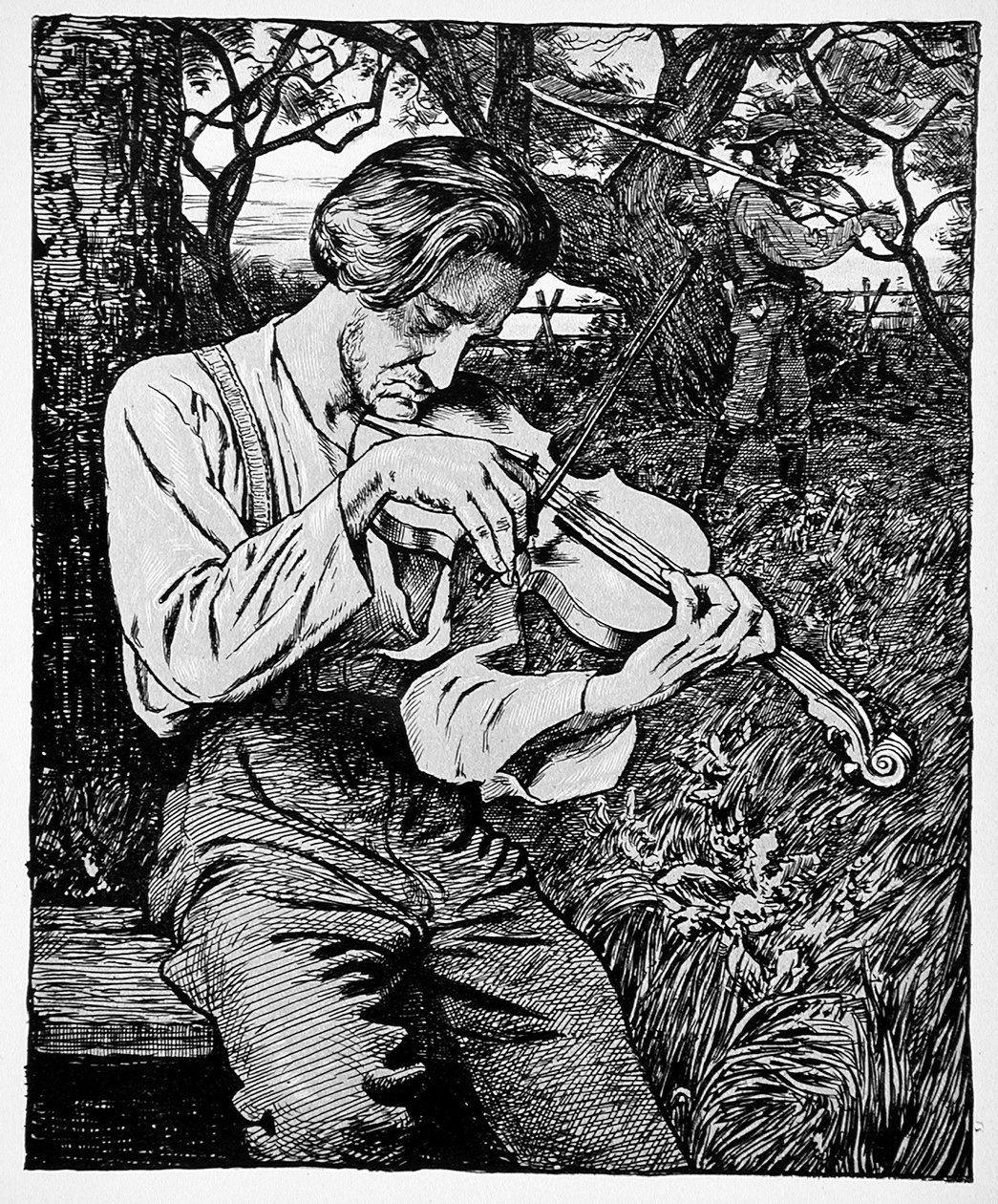 Der Geiger von Hans Thoma