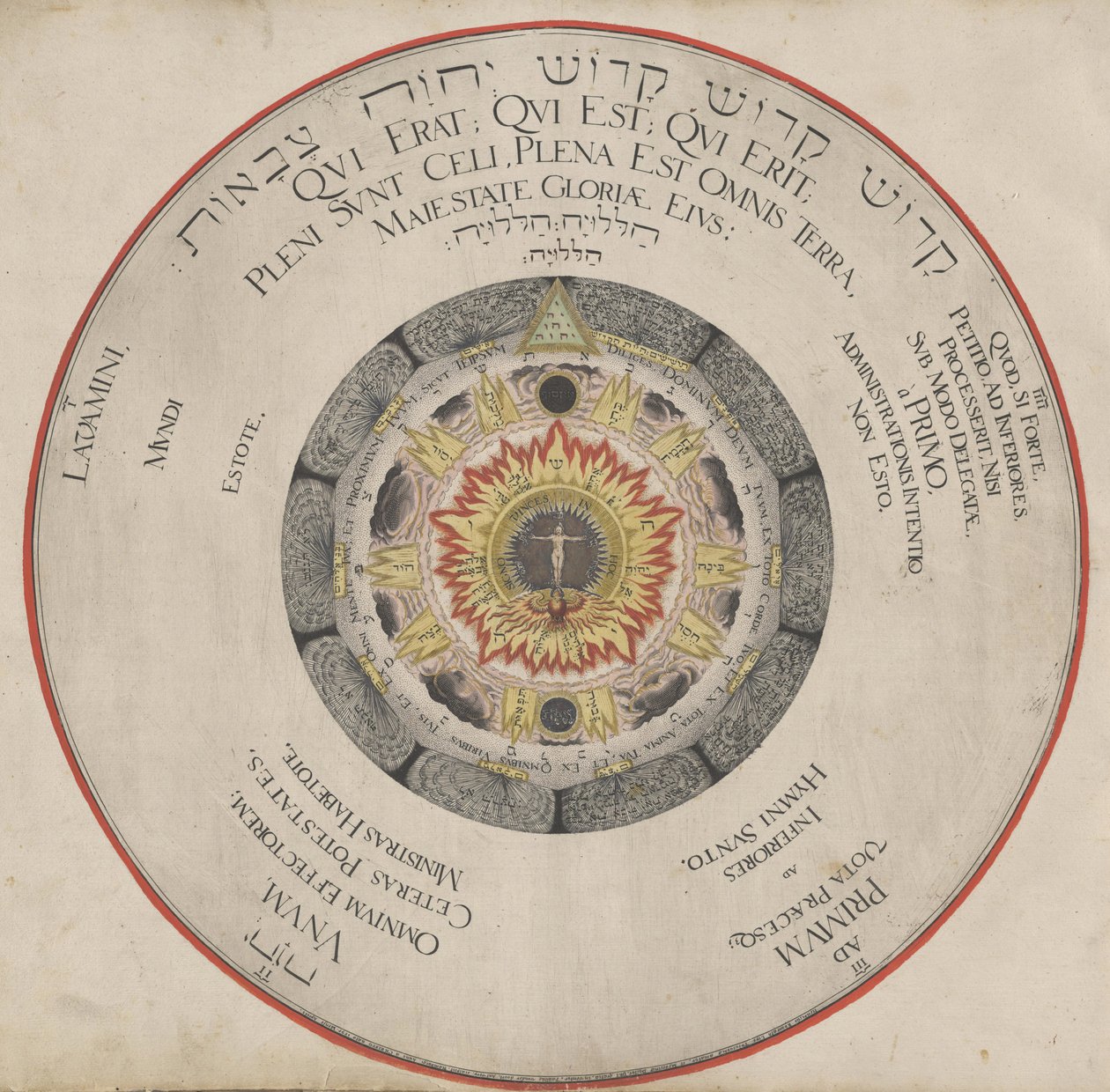 Illustration aus dem Buch Amphitheatrum Sapientiae Aeternae von H. Khunrath, 1595 von Hans Vredeman de Vries
