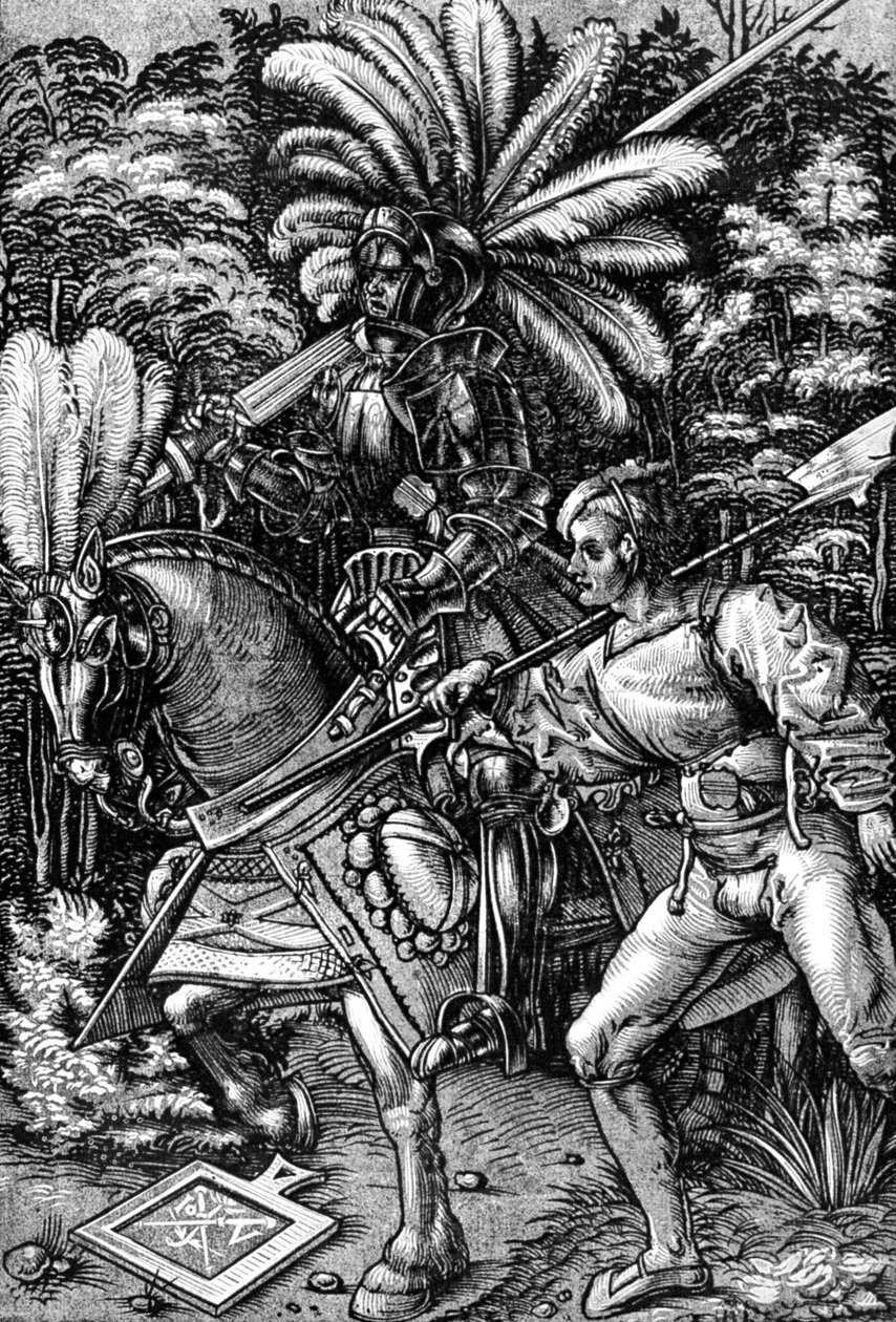 Ritter und Knappe von Hans Wechtlin the Elder