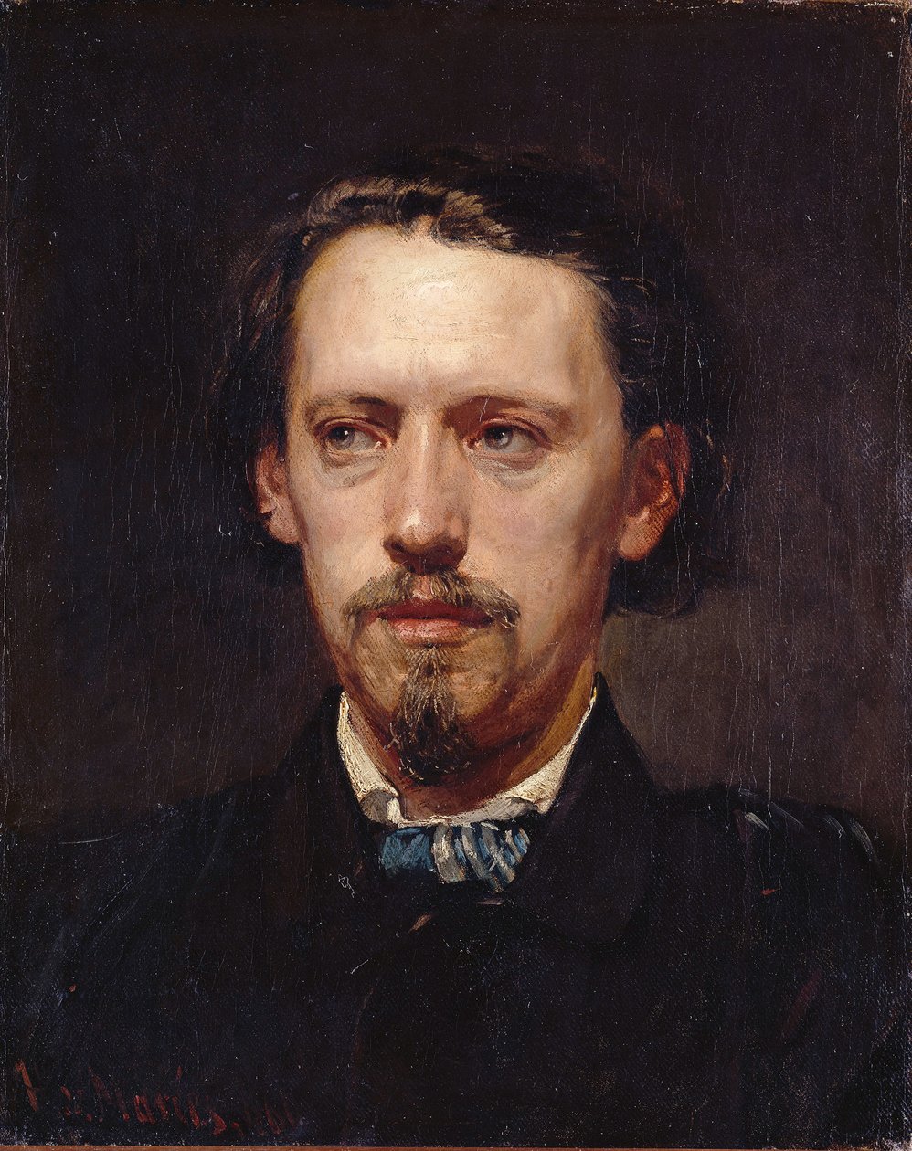 Porträt des Malers Heinrich Heger von Hans von Marées