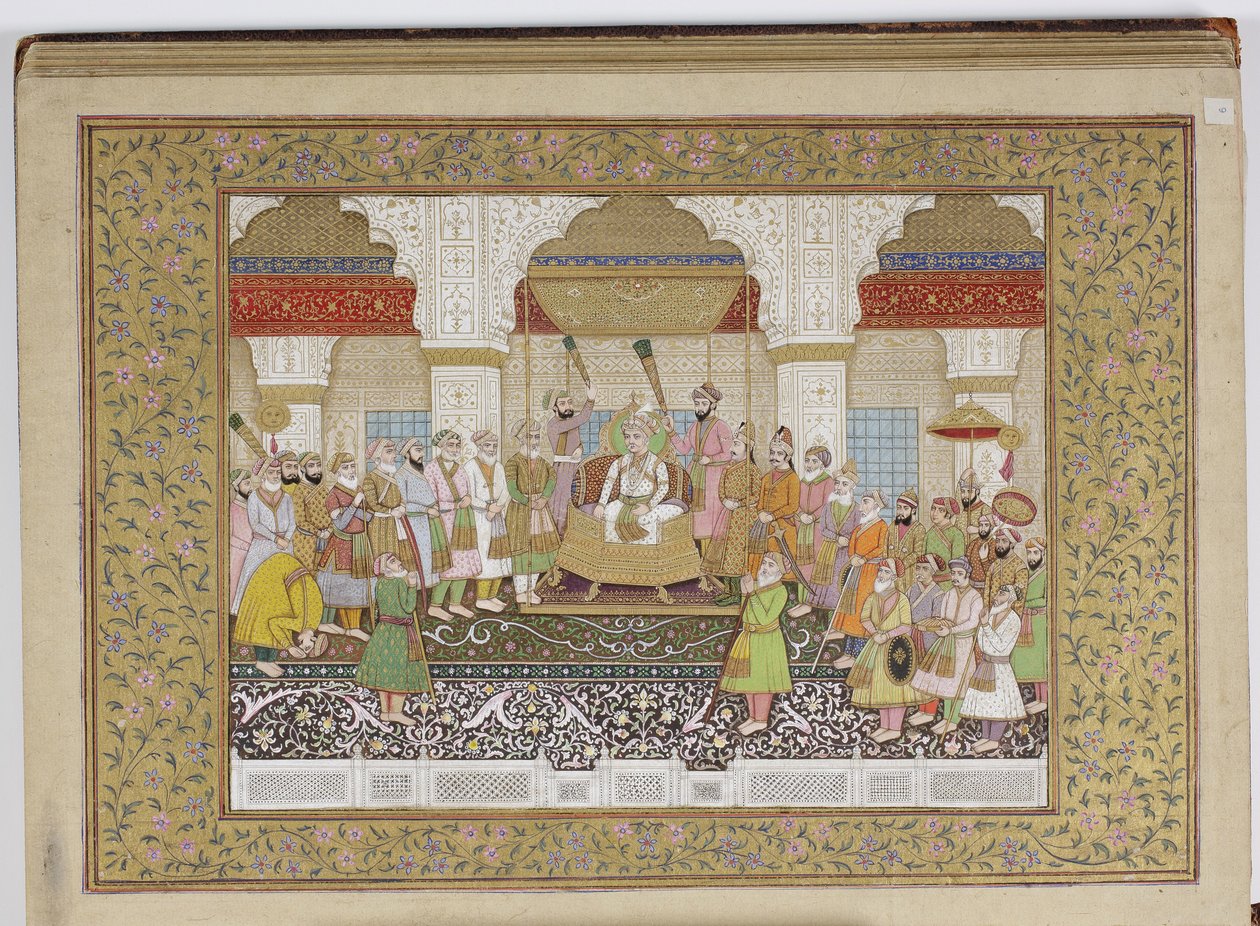 Album der Mogul-Dynastie-Genealogie, 1855 von Haqim Ahasan Ullah Khan