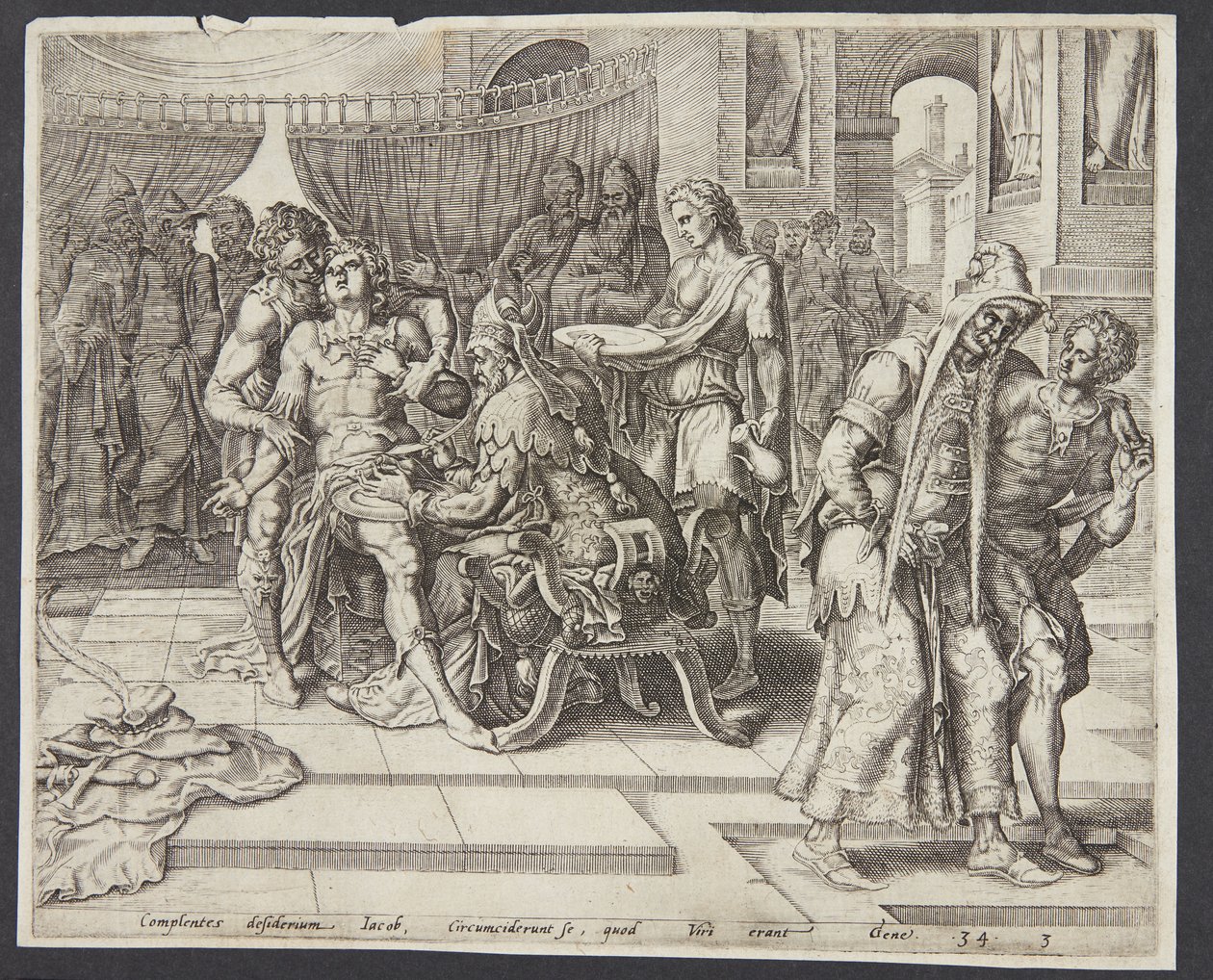 Die Beschneidung von Sichem von Harmen Jansz. Muller