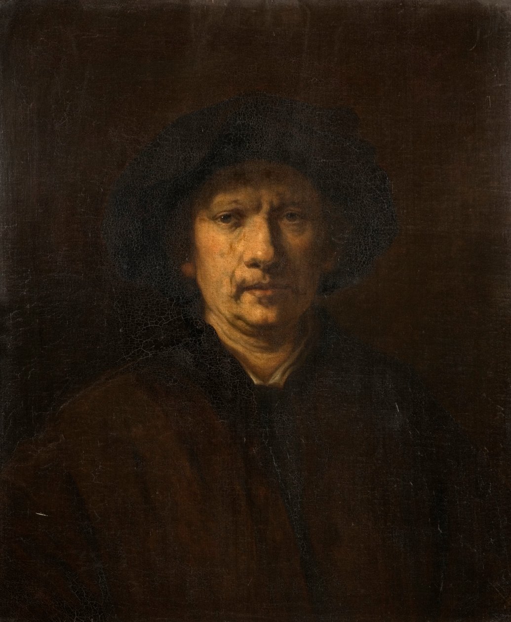 Kopie eines Selbstporträts, 19. Jahrhundert von Rembrandt van Rijn