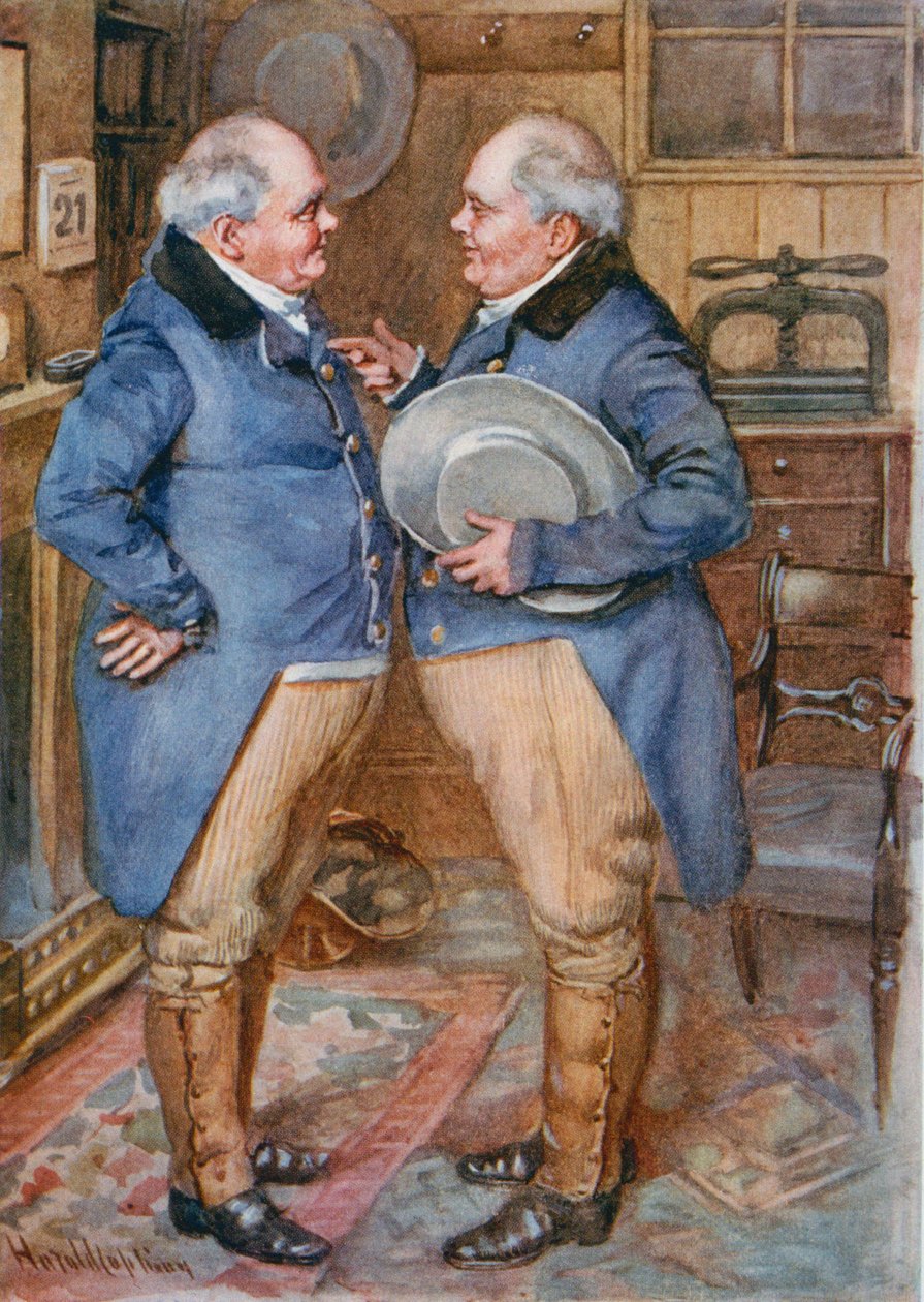 Die Brüder Cheeryble, Illustration für 