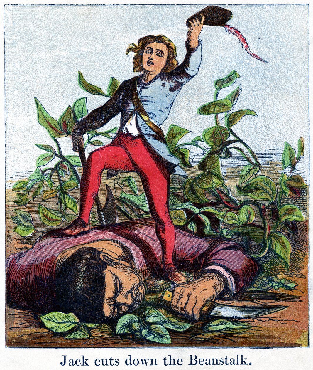 Jack fällt den Bohnenstängel, 1867 von Harrison William Weir