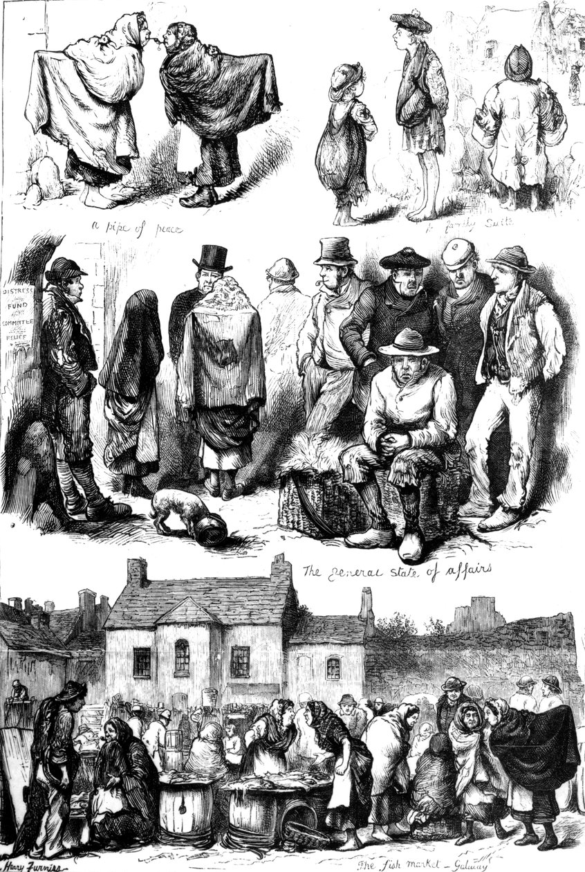 Skizzen in Galway, Illustration aus 