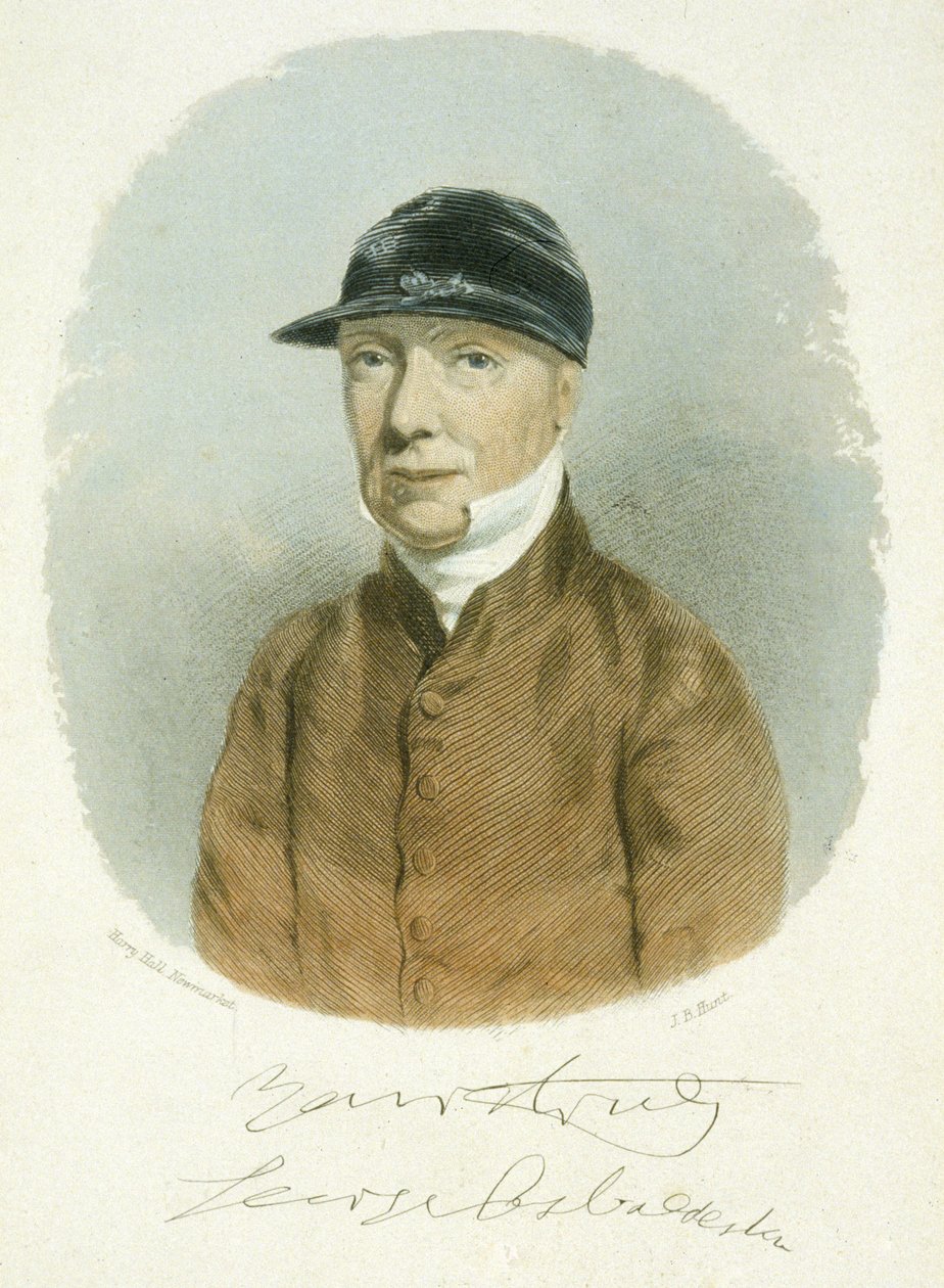George Osbaldeston, 1866, graviert von J.B. Hunt von Harry (after) Hall